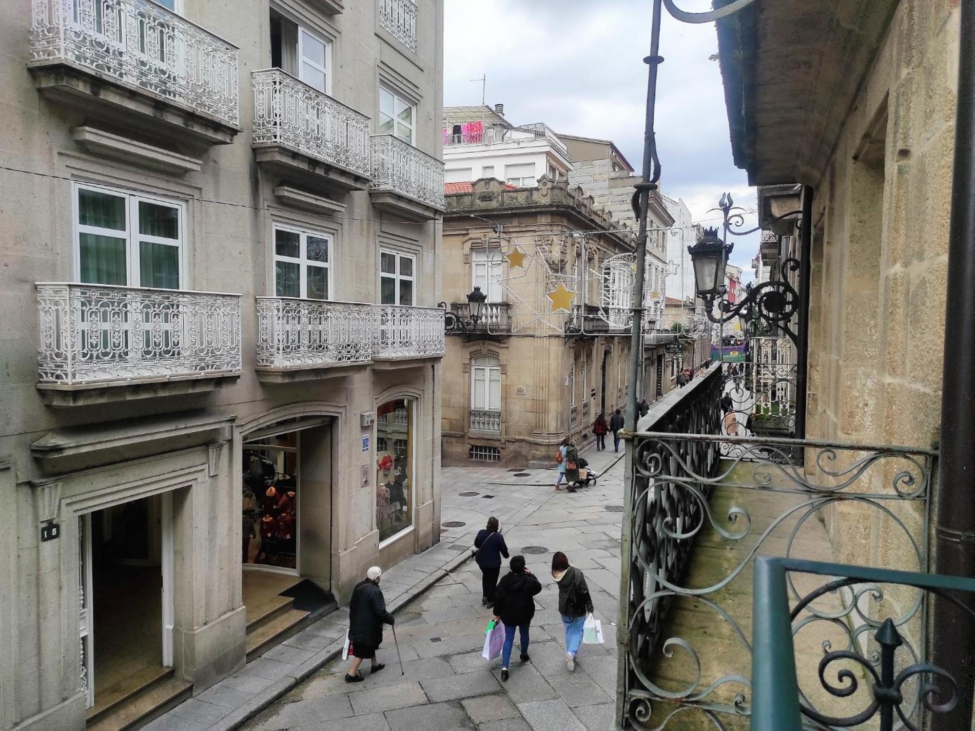 Apartmán 1A. Disfruta De Su Balcon Sobre El Casco Viejo. Ourense Exteriér fotografie