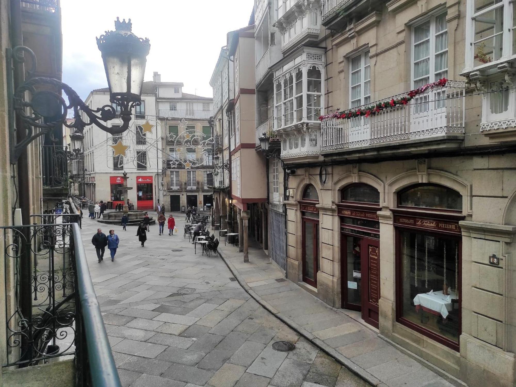 Apartmán 1A. Disfruta De Su Balcon Sobre El Casco Viejo. Ourense Exteriér fotografie